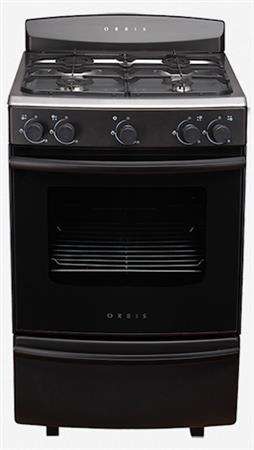 Cocina ORBIS 938GP4 Multigas 55cm Acero Grafito